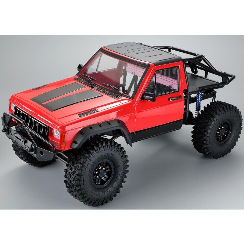 INJORA RC Car Cherokee Body Cab & Back-Half Cage for 1/10 RC Crawler ...