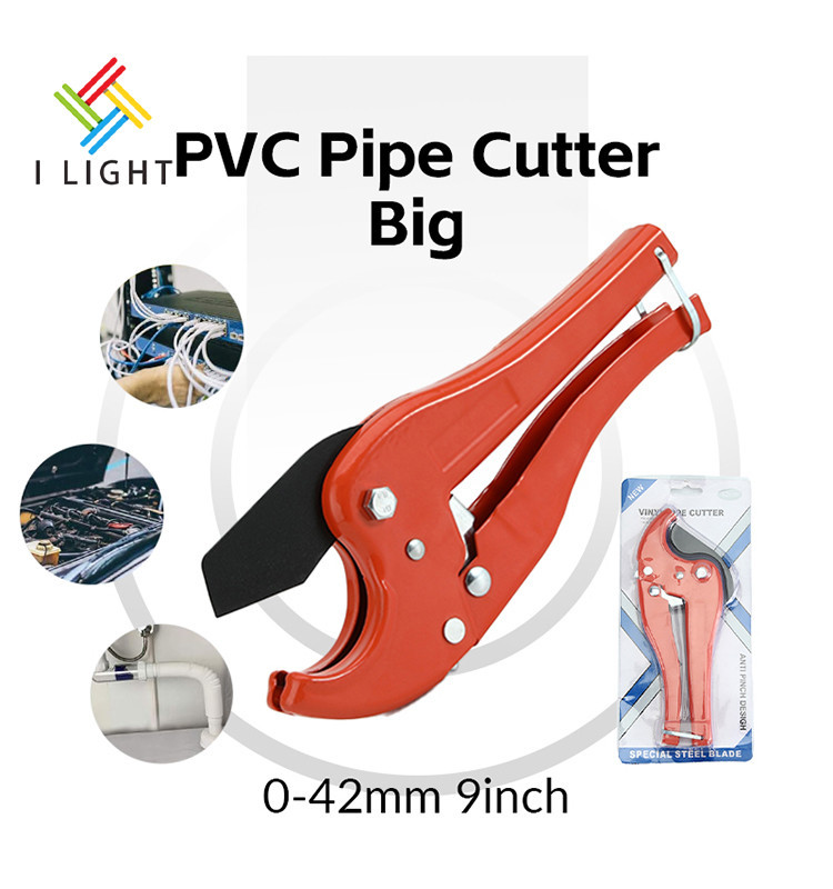 （Fast&COD）PVC Tube Cutter Water Pipe Scissors Pipe Shear 0-42mm 9inch ...