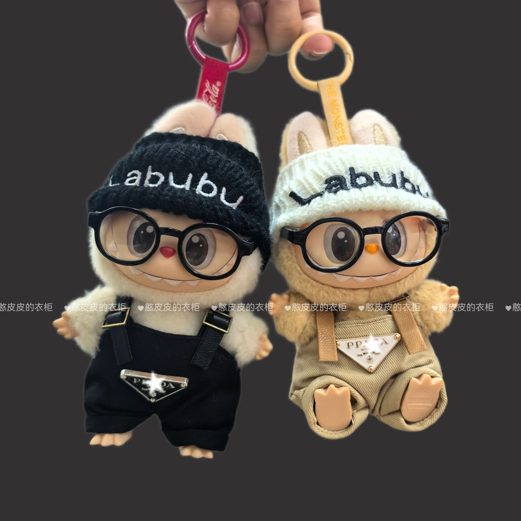 (Only clothes) Labubu Doll Clothes Coke Labub Blind Box Plush Doll ...