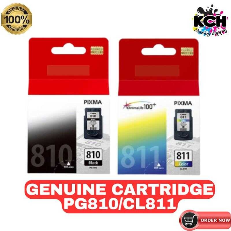 Canon 810 BLACK And 811 TRICOLOR INK CARTRIDGES 7B 1F | Shopee Philippines