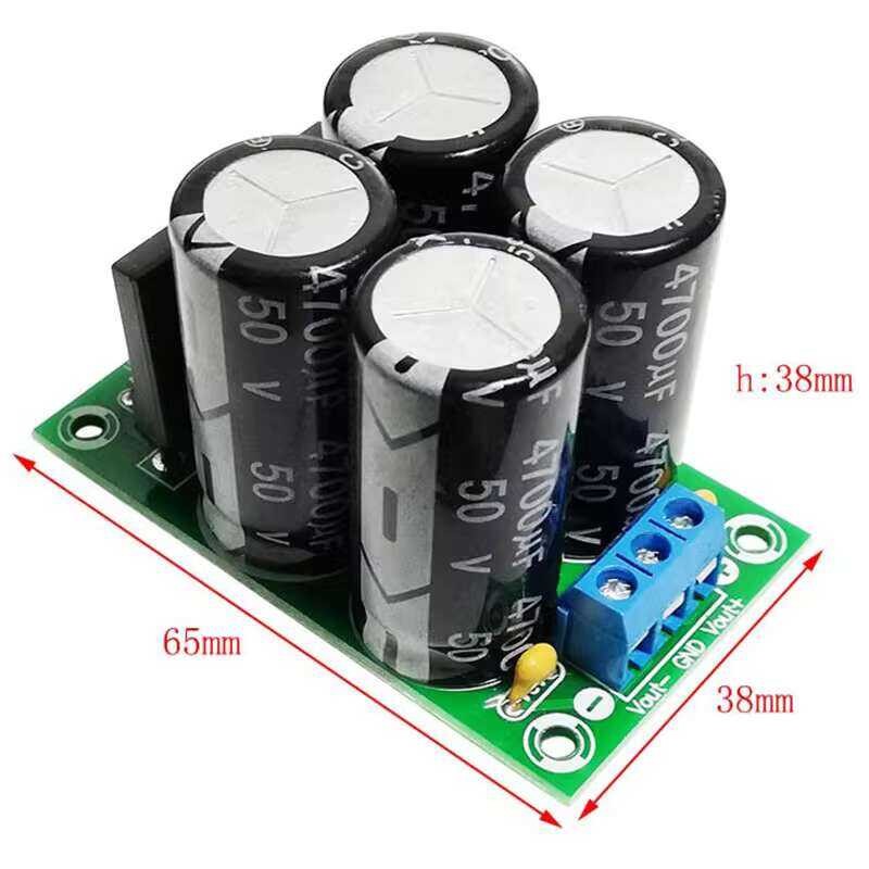 25A Amplifier Speaker Box Preamp Full-Wave Rectifier Filter Module 50V ...