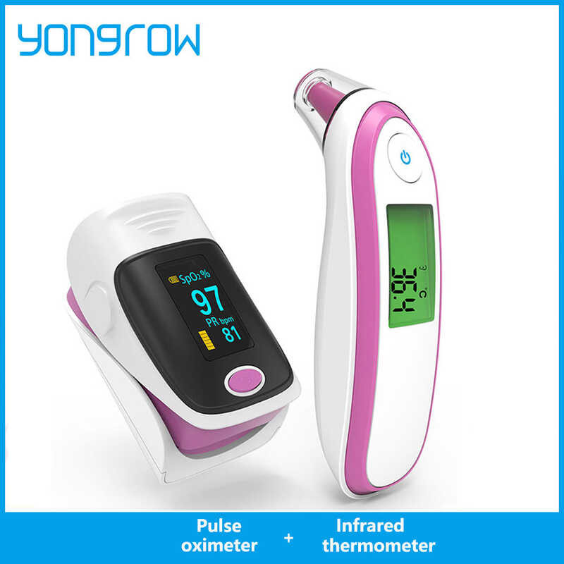 Yongrow Fingertip Pulse Oximeter Blood Oxygen Spo2 Heart Rate Health ...