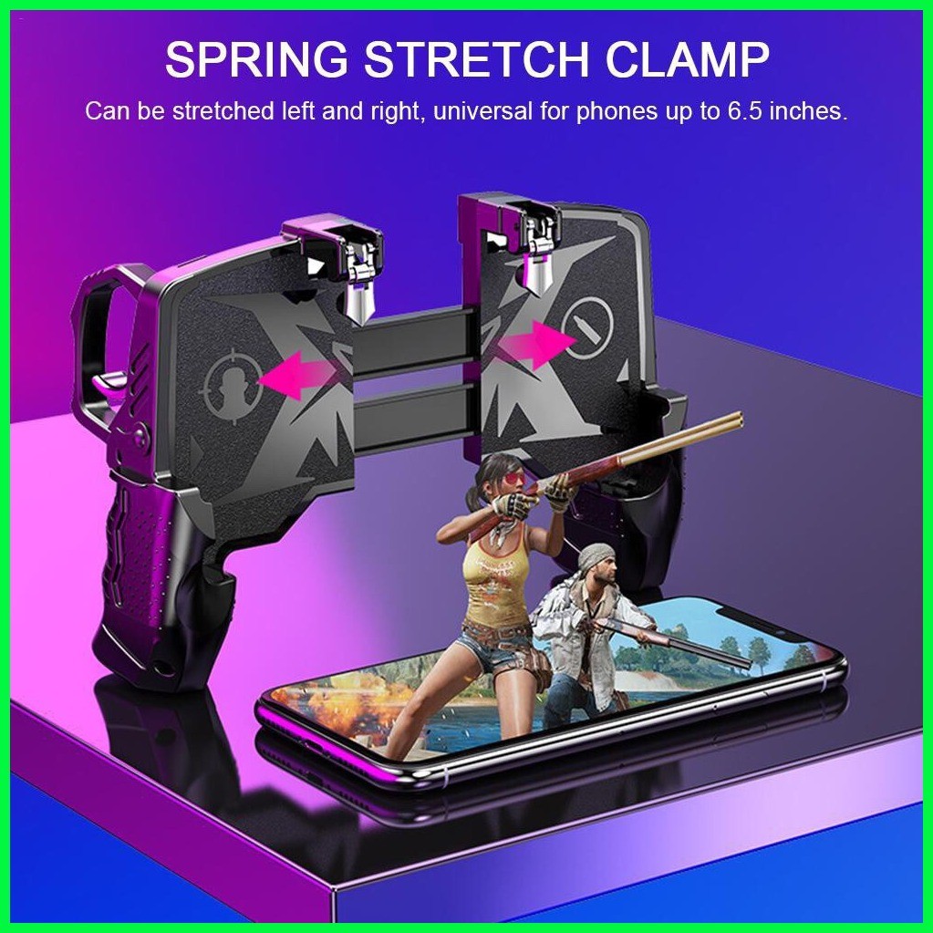 PUBG Mobile Joystick K21 Gamepad L1 R1 Trigger Game Shooter Controller ...