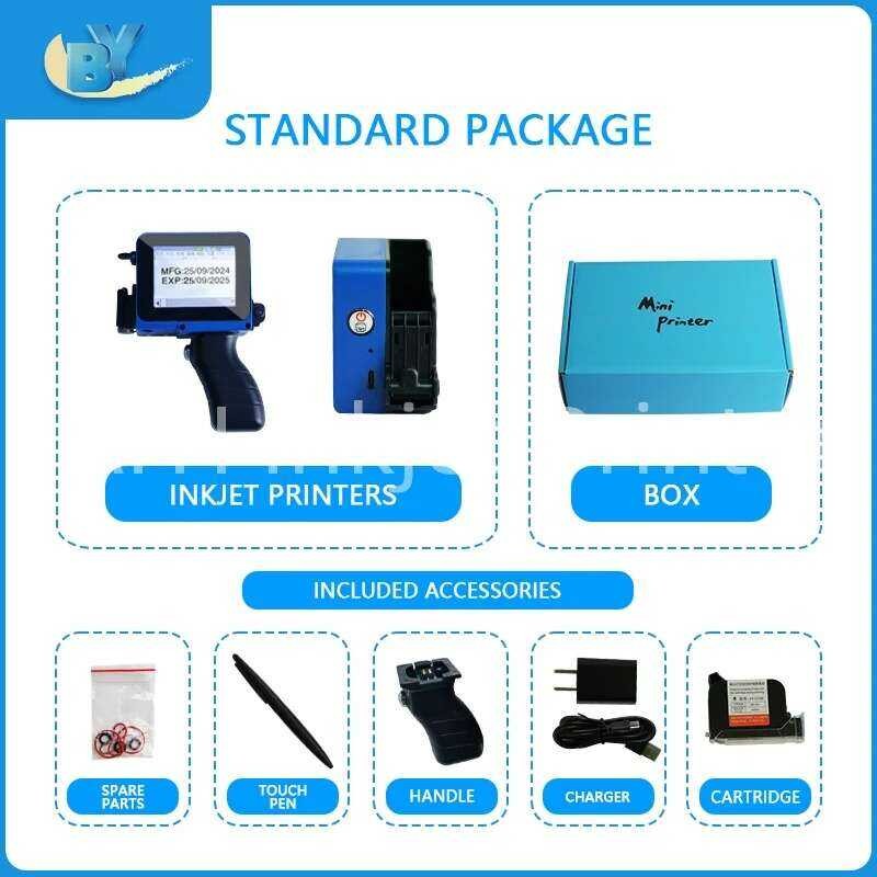 Mini PLUS Inkjet Printer Handheld Bottle Bags Date Label impresora ...