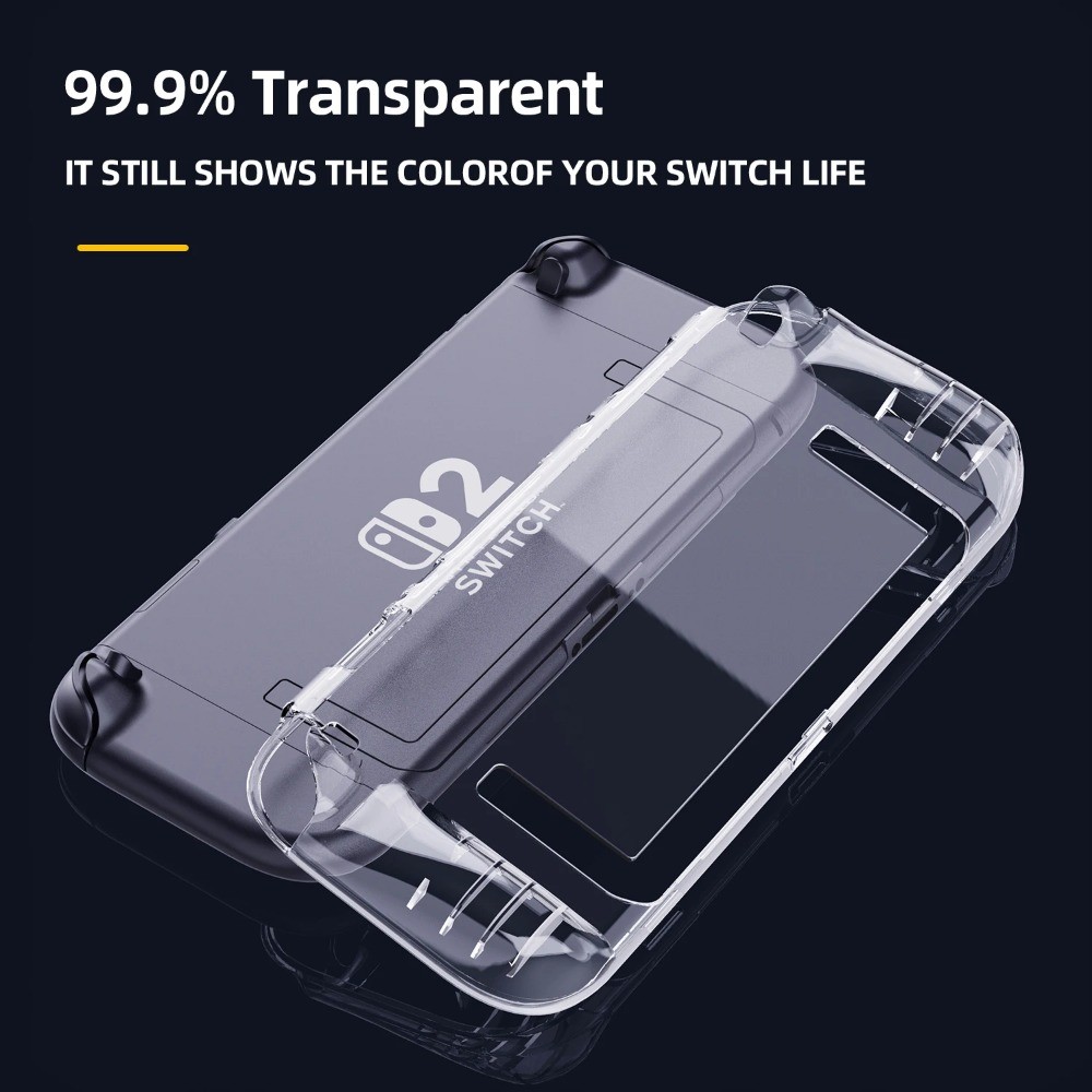 TPU Protective Cover For Nintendo Switch 2 Transparent Shell Crystal ...