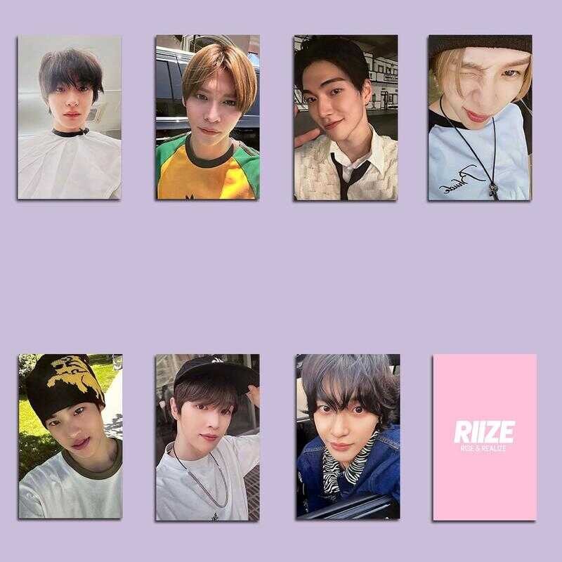 Carte Photo RIIZE - Noël 2024 - Membres: WONBIN, ANTON