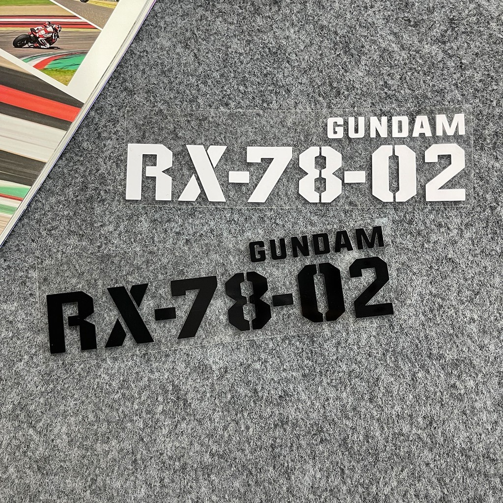 For ZEEHO GUNDAM RX-78-02 Waterproof Stickers for Motorcycle ...