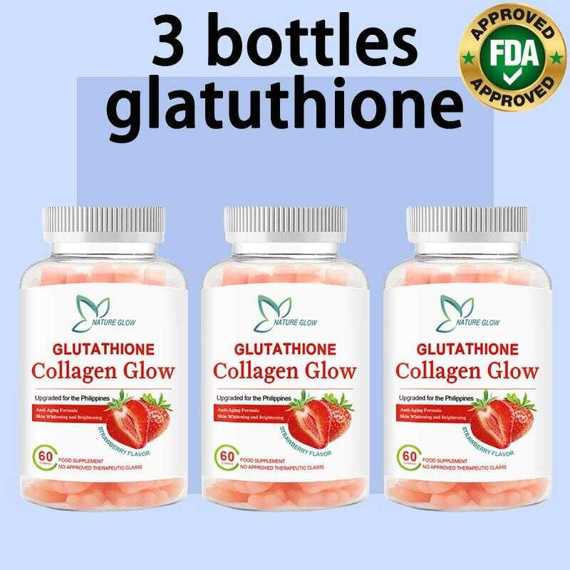 Nature Glow 60Pc Glutathione Collagen Gummies FDA APPROVED