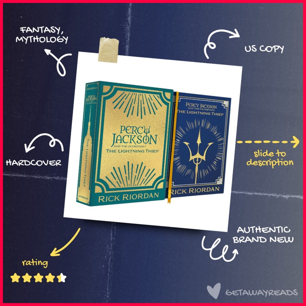 Percy Jackson and the Olympians The Lightning Thief Deluxe Collector's