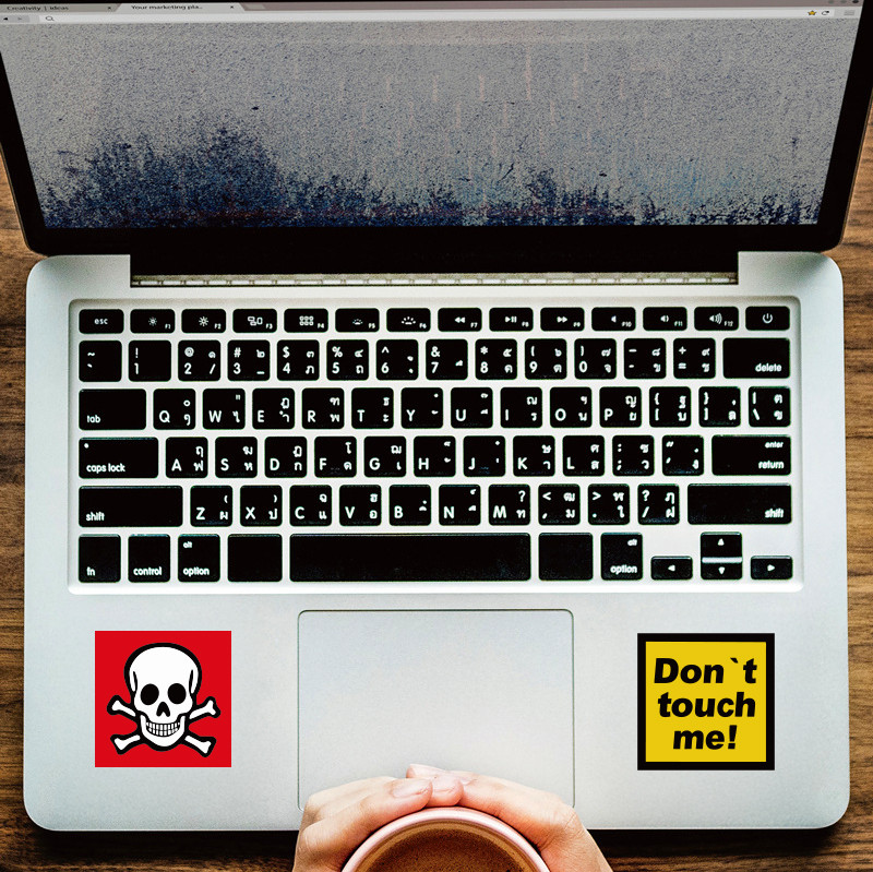 PVC Warning Sign Stickers Fragile Stop Hazard Labels Waterproof for ...