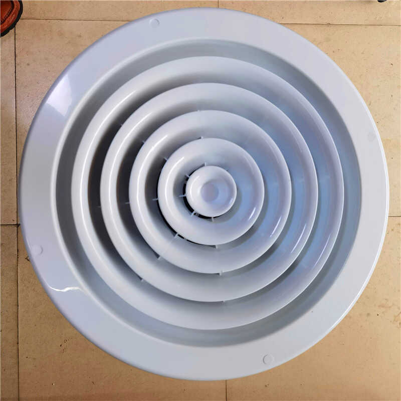 ABS Round Rotating Diffuser Plastic Steel Rotatable Outlet Central Air ...