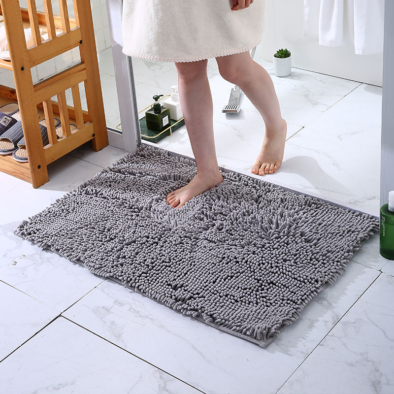 40x60cm Bath Chenille Noodle Soft Luxurious Rugs Absorbent Non Slip ...