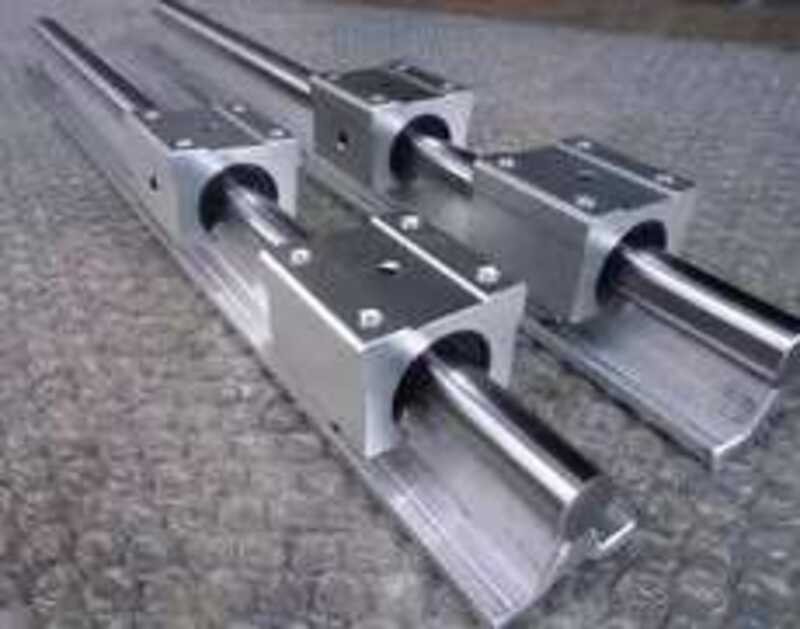 Bearing Smooth Shaft. Cylindrical Linear Guide Rail SBR12/16/20/25/30 ...