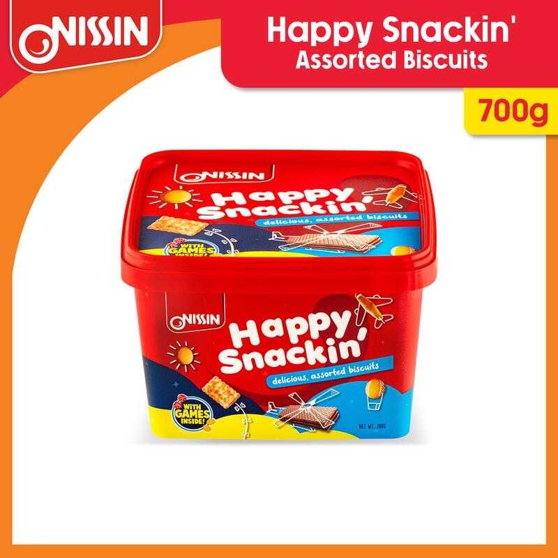 Nissin Happy Snackin' Tub 700G 898 | Shopee Philippines