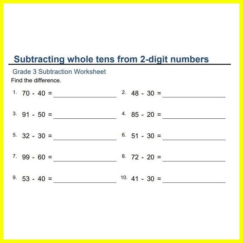 GRADE 3 MATH WORKBOOK (58 PAGES) | Shopee Philippines