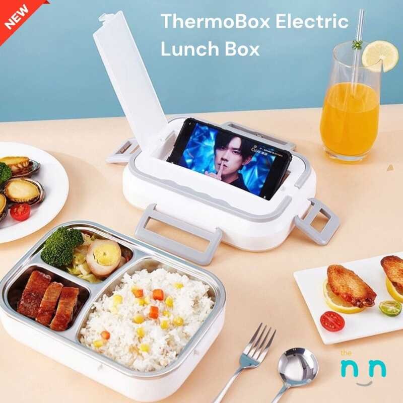 965 Thermobox Self Heating Smart Electric Lunch Box With Utensils ...