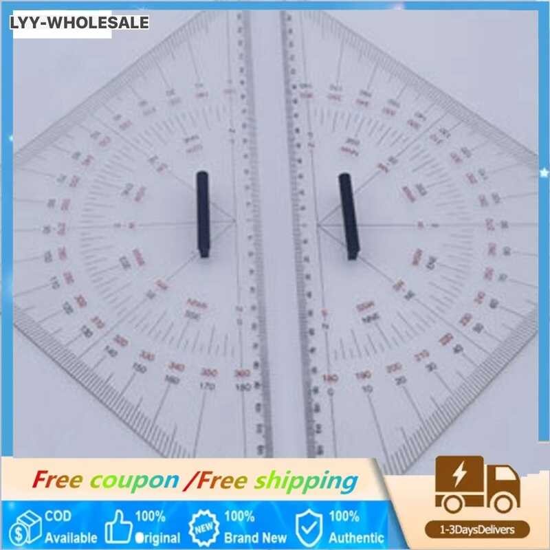 300Mm Chart Drawing Triangle Ruler For Ship Nautical Protractor Large ...