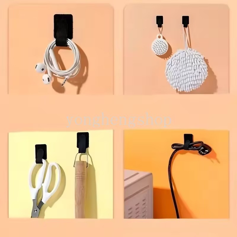 10pcs/set Reusable Cable Velcro Ties Organizer Data Line Protection ...