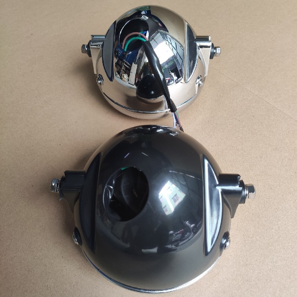 Motorcycle Retro Modified Round Headlight CG125 First Generation Round ...