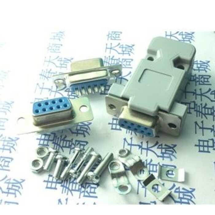 Inquiry DB9 B9 Plastic Shell RS232 Socket 9-Hole Serial Port Soldering ...