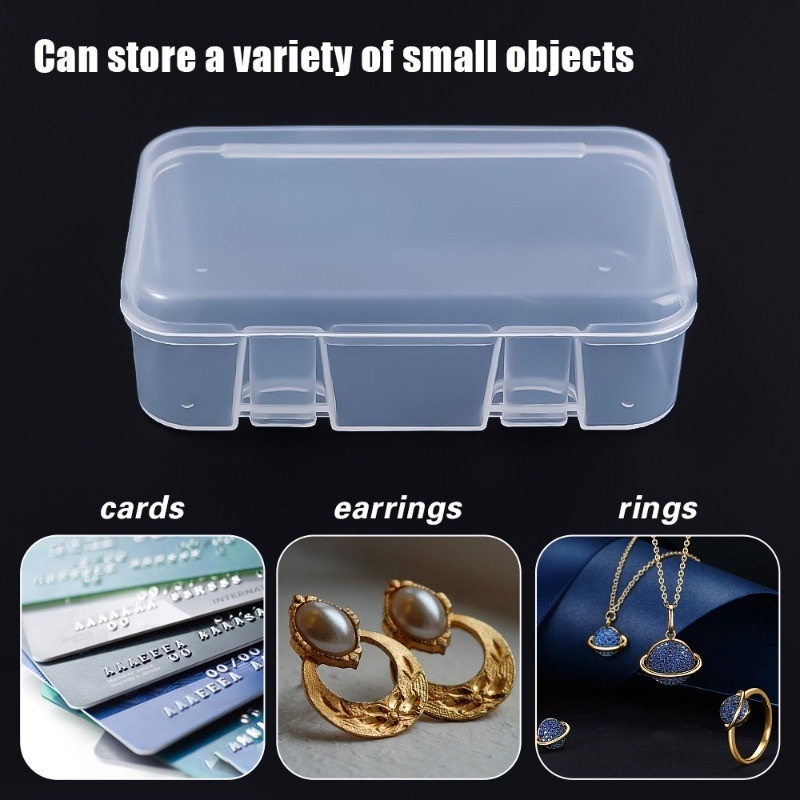 Mini Plastic Box Rectangular Box - Translucent Box Packing Box Storage ...