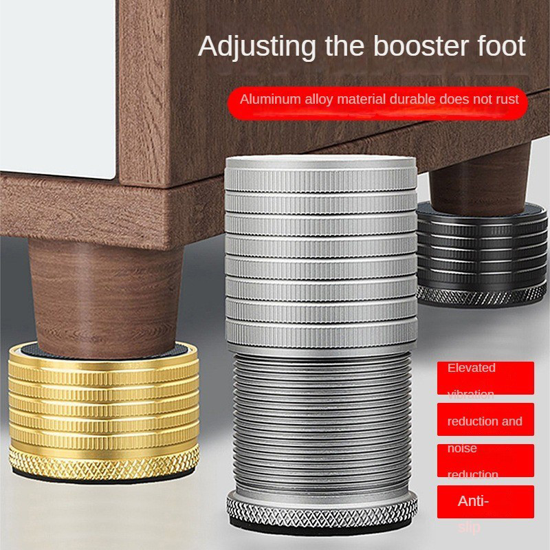 Adjustable Furniture Leg Riser Furniture Height Extender Table Foot ...