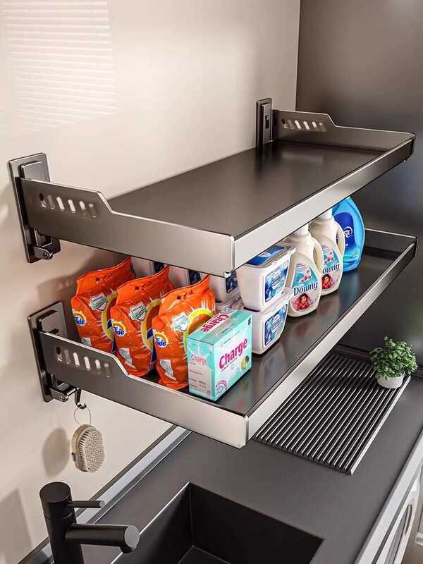Washing Machine Storage Rack for Home, Above-Wash Rack, Widened Laundry ...