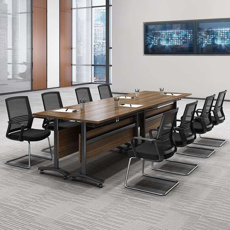 A A Folding Training New Model Long Table Office Movable Splicable ...