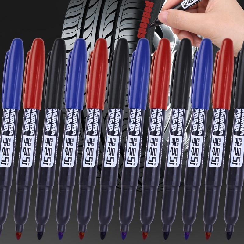 Quick Dry Ink Permanent Marker - Fast-Drying Ink for Paper/Leather/Wood ...