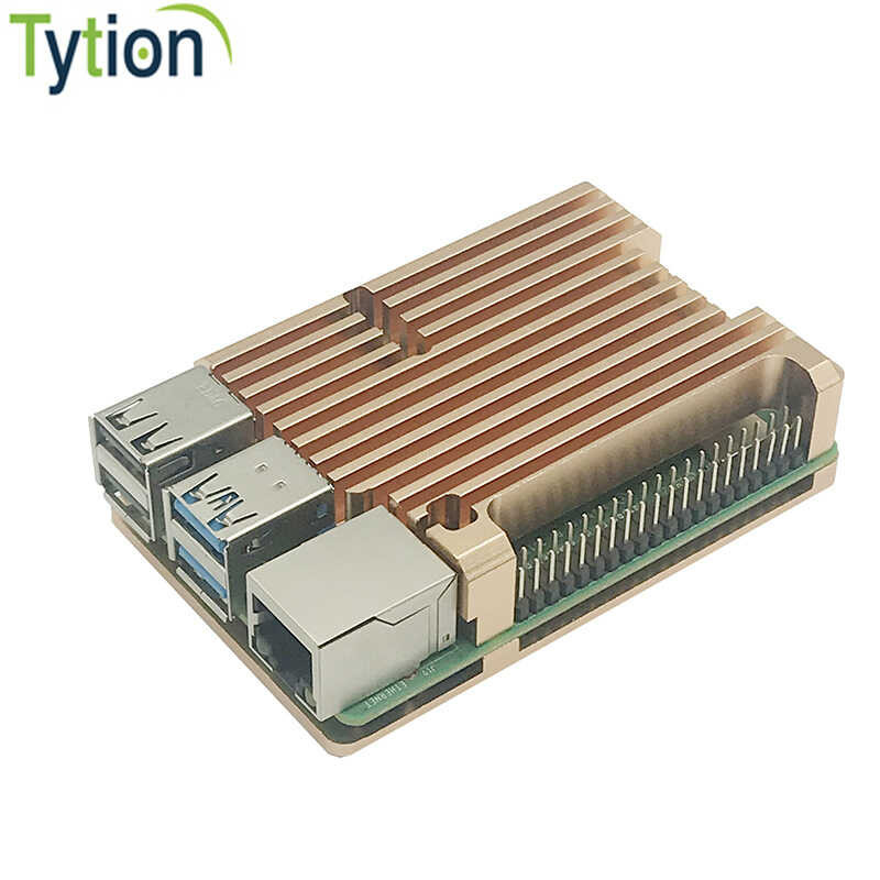 Raspberry Pi 4th Generation 4B Metal Case Alloy Chassis Aluminum ...