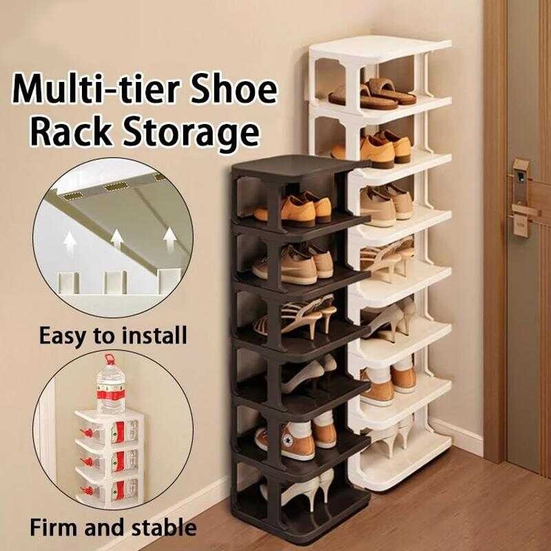 7/8/9 Layer Shoe Rack Organizer Layer Rack Storage Stackable Shoes ...