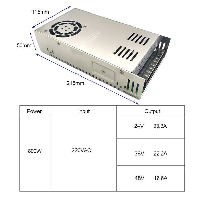 36V 33A 1200W LED Alimentation De Puissance De Commutation