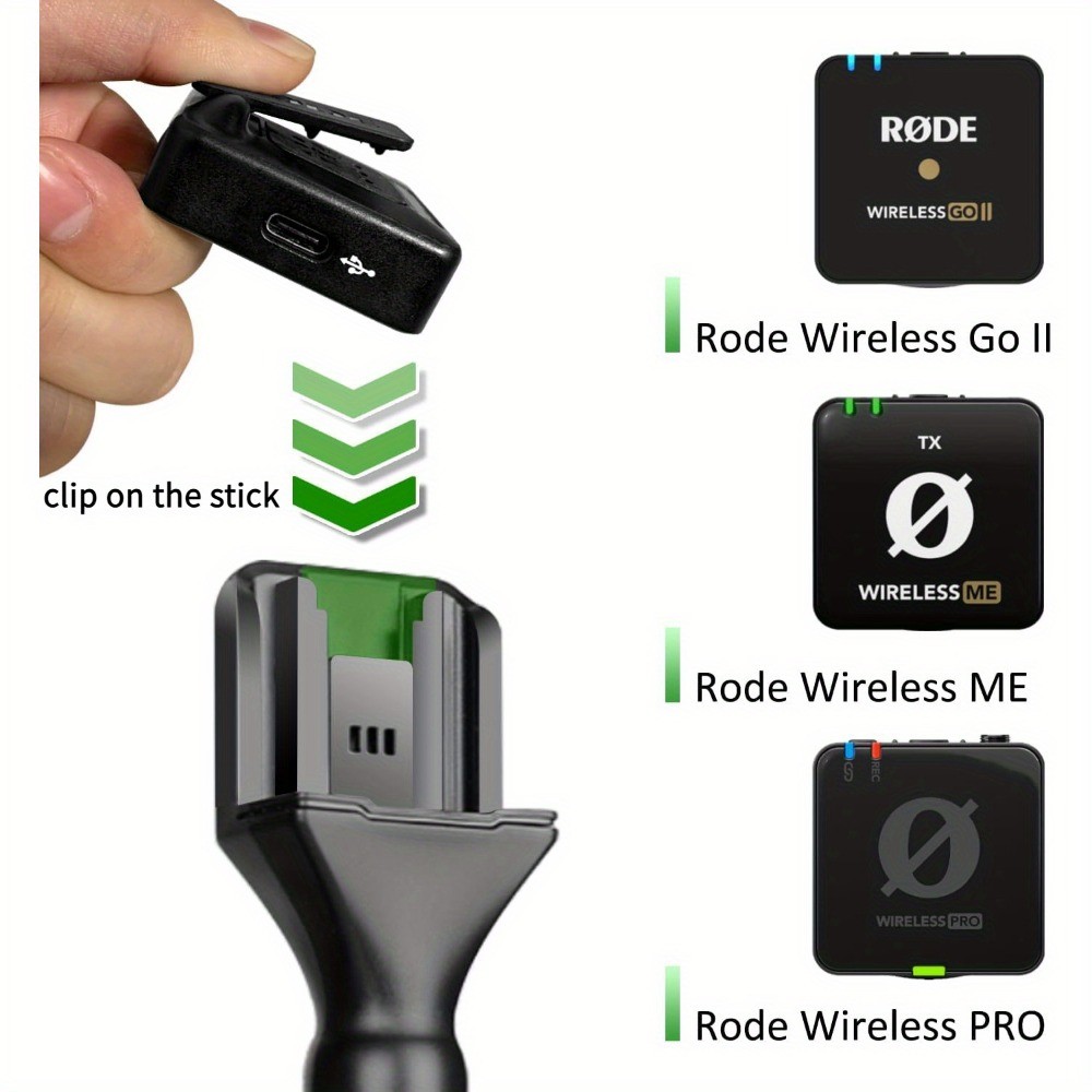 DJI Handheld Mic Adapter with Mic Windscreen for Rode Interview Go ...