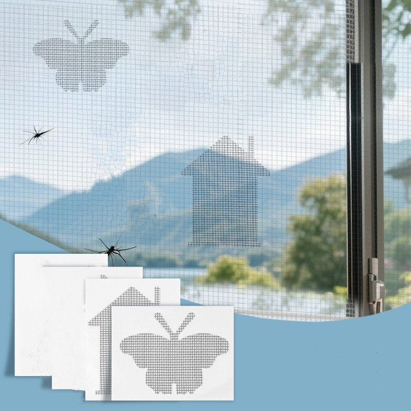 Self-adhesive Window Mesh Patches - Screen Net Sticker - Mosquito ...
