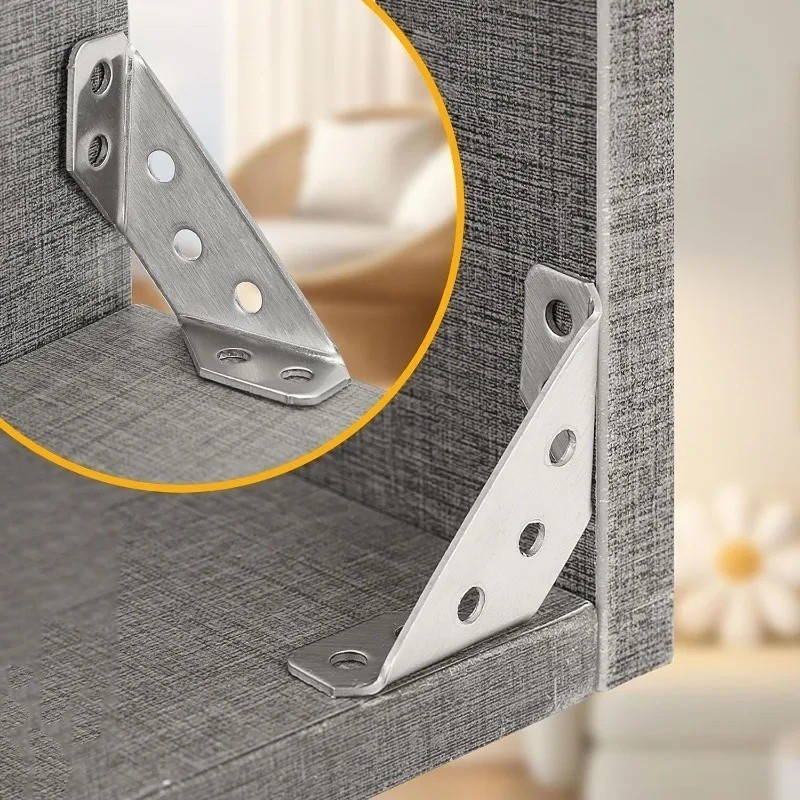 Stainless Steel Table Angle Bracket / Furniture Joint Corner Brace ...