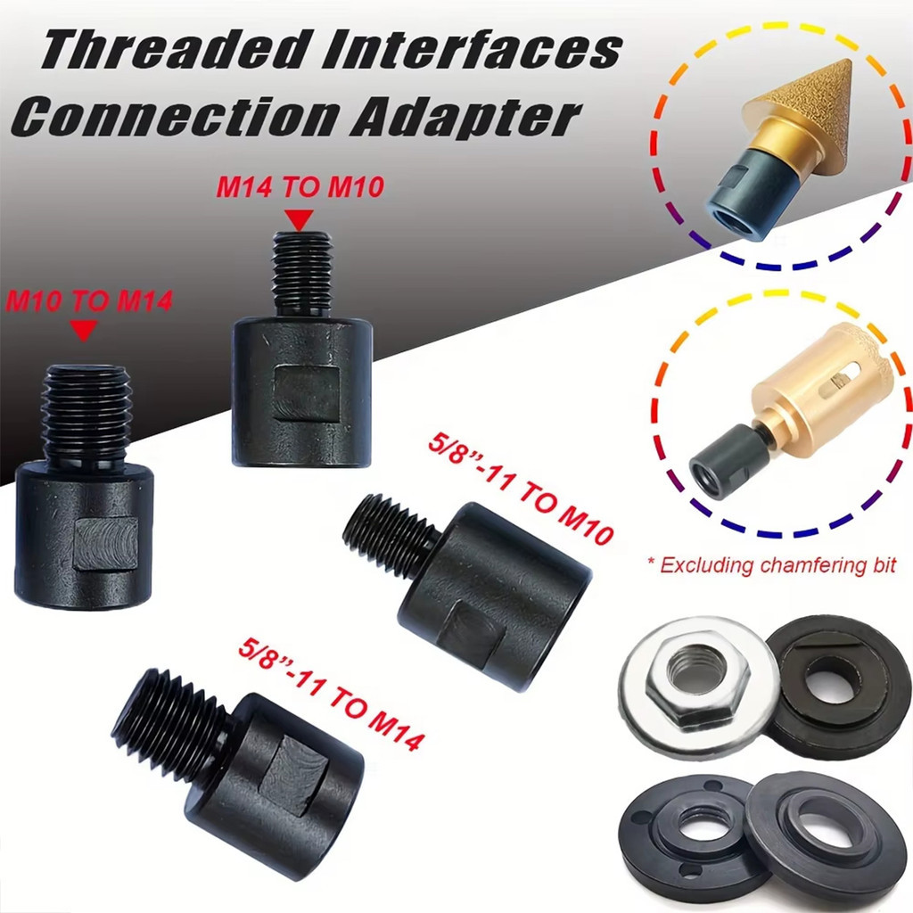 YWBL-WH Chamfering Bit, Efficient Cooling Wax, Stability And Durability, For Angle Grinders And Hand Drills, Material (38mm M10 Chamfer Bit