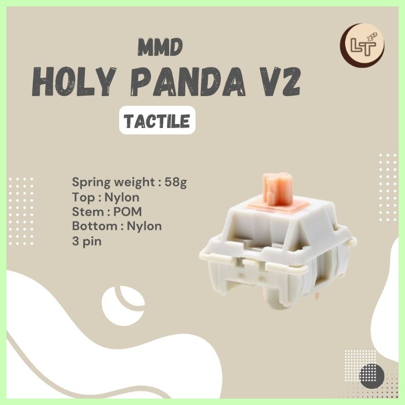 ⌘ MMD Holy Panda V2 switch 10 pcs (stock / lubed / lubed and filmed ...