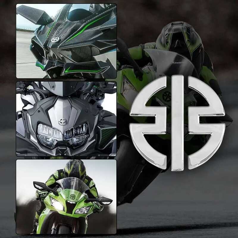 3D Motorcycle Stickers Emblem Badge Decals Tank Wheel For Kawasaki ...