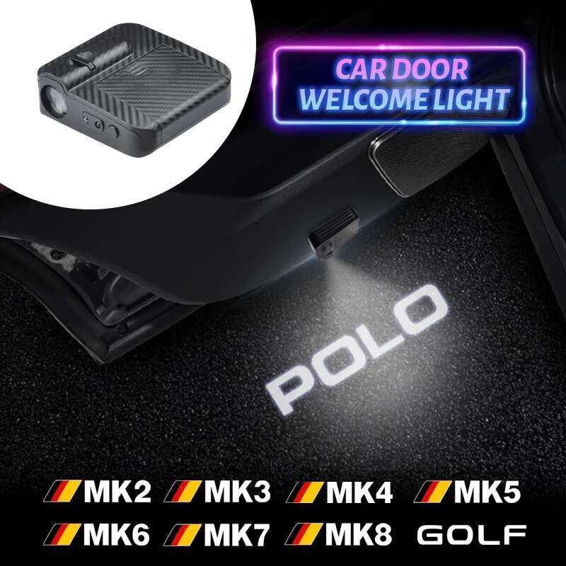 LED For Golf Polo 2 3 4 5 6 7 8 GTD R32 R34 R35 R36 Car Door Courtesy ...