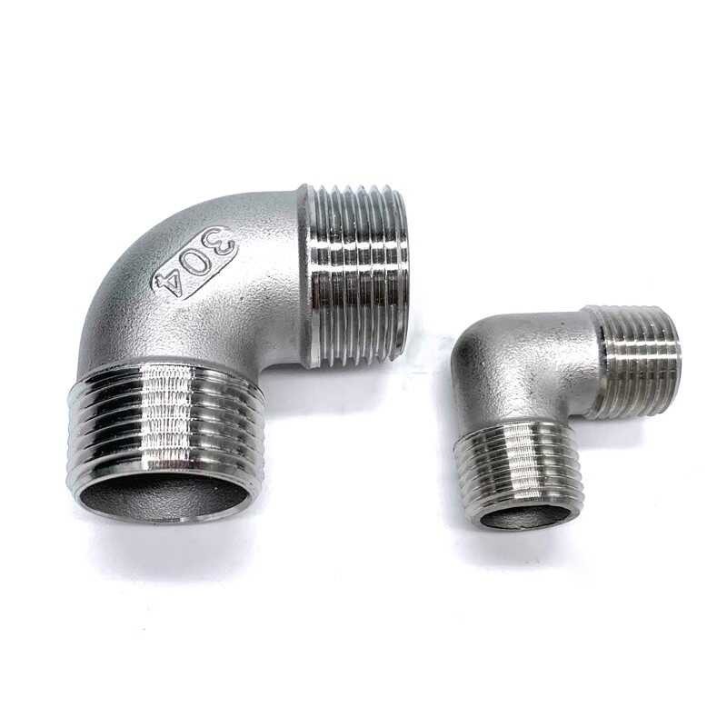steel 304 stainless forging internal wire external tooth elbow joint ...