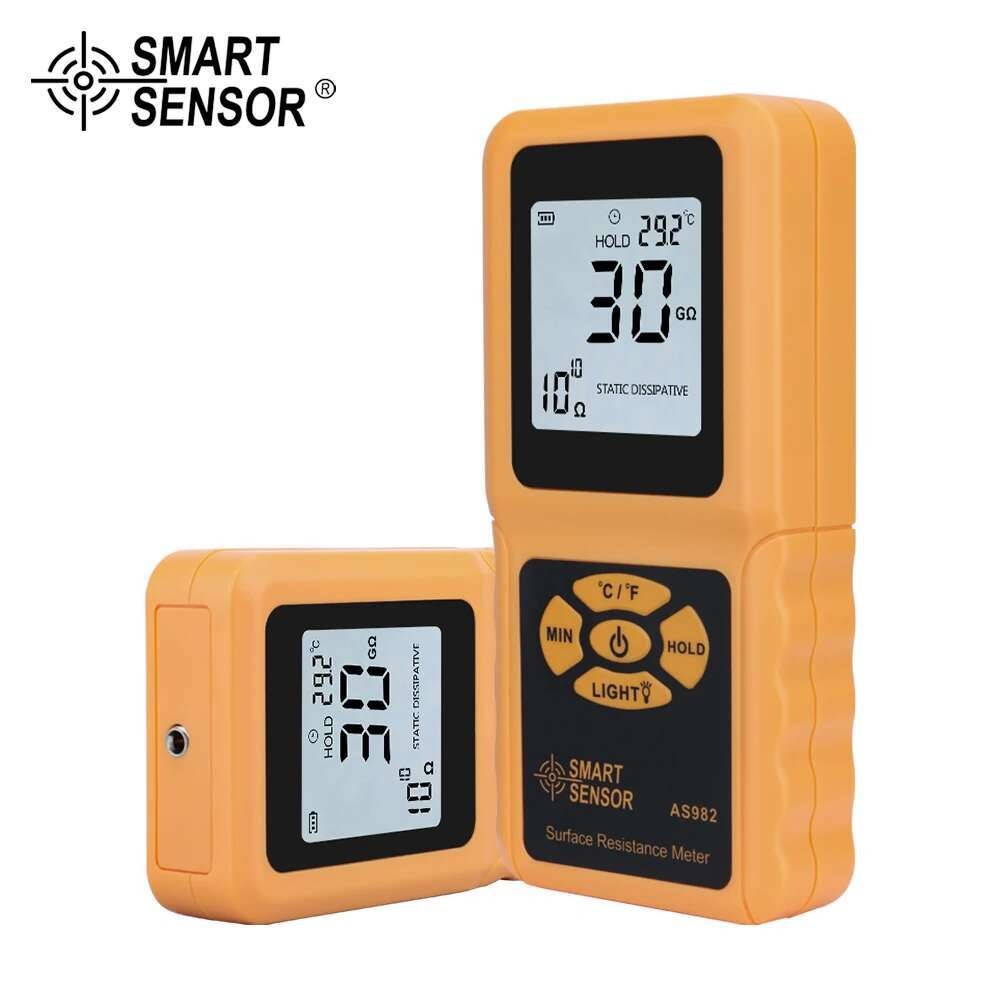 VN Smart sensor Portable LCD display surface resistance meter tester ...