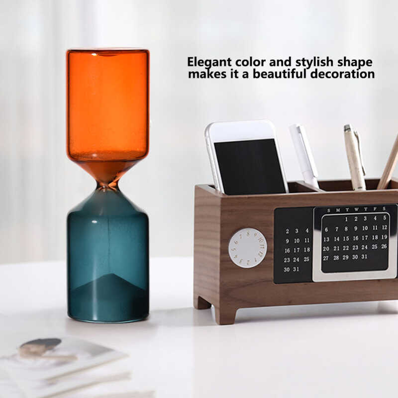 Home Ornament Innovative Unique Shape Sand Clock Timer Glass Table Birt ...