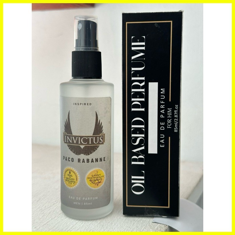 Inspired Perfume: Invictus 85ml (Premium Fragrance) | Shopee Philippines