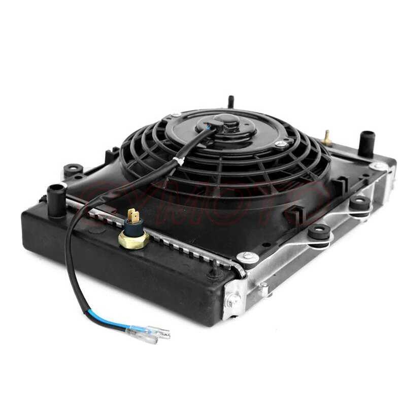 ATV E Water Coog Engine Cooler Radiator Coog + Fan For 150Cc 250Cc PIT ...