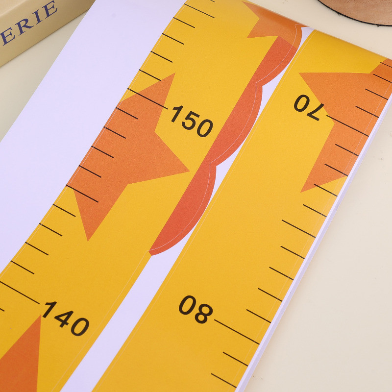 1/2/3Pcs Cartoon Height Measuring Sticker For Kids - Self-adhesive ...