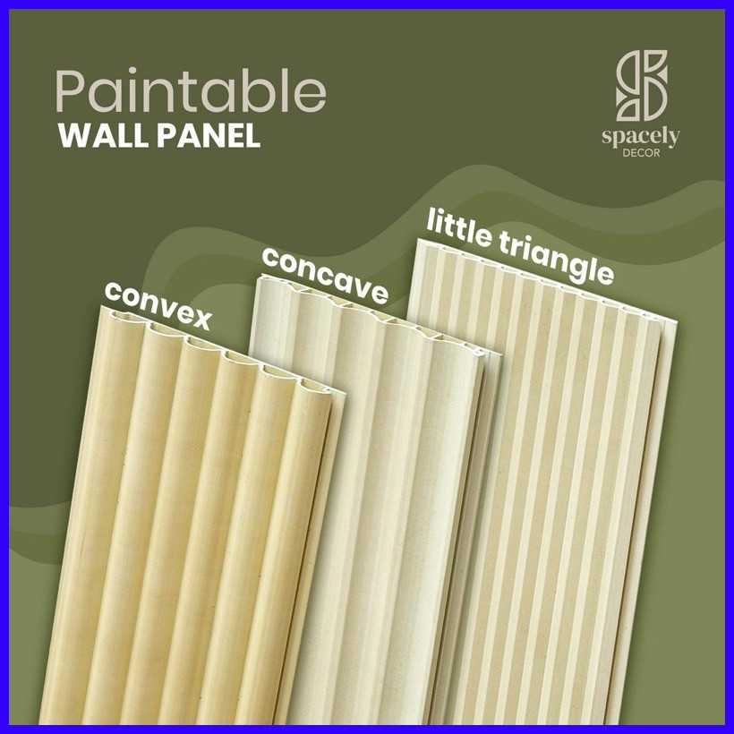 Fluted Wall Panels PVC Paintable 1meter | Shopee Philippines