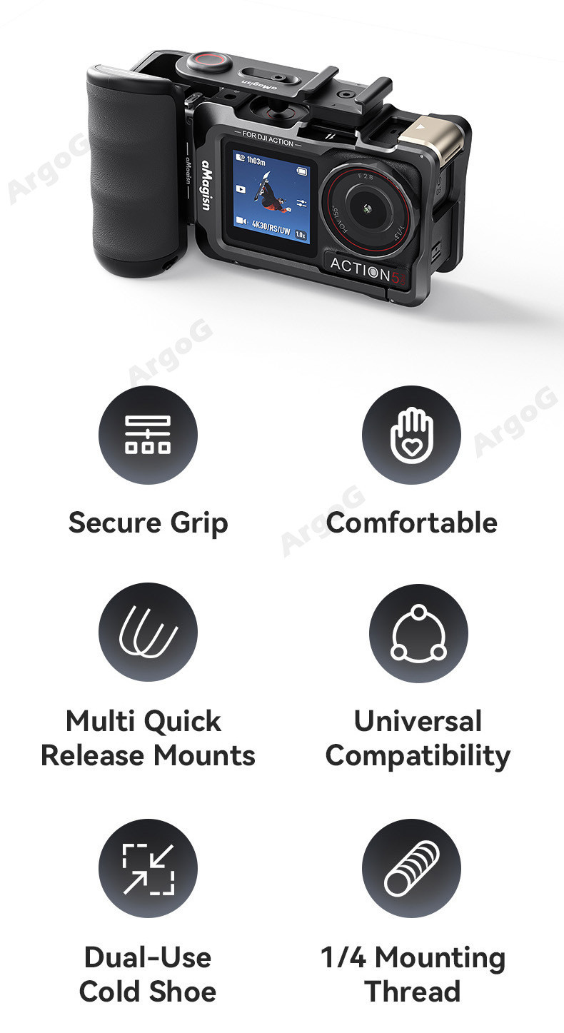 Xplorer Grip Kit Für DJI Osmo Action 5 Pro, Aufnah Produktbild-Vorschau 9