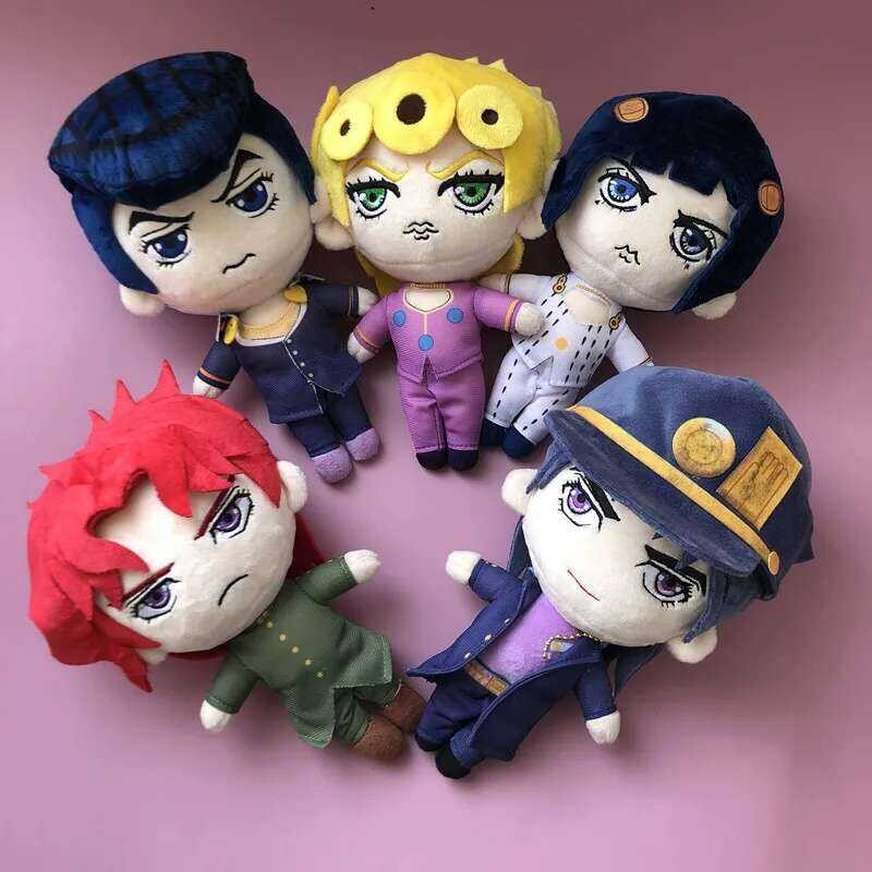 Peluche Johnny Joestar – JoJo's Bizarre Adventure – 30 Cm – Figurine Cosplay Moelleuse – Cadeau Pour Fans D’anime