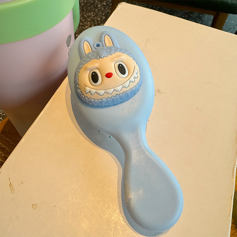 Labubu Airbag Comb, Soft and Cute Rabbit Monster Airbag Comb, Cute ...