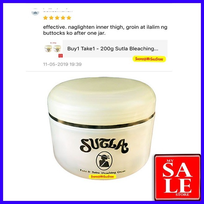 Ninjavan - Sutla Face and Body Bleaching Cream | Shopee Philippines